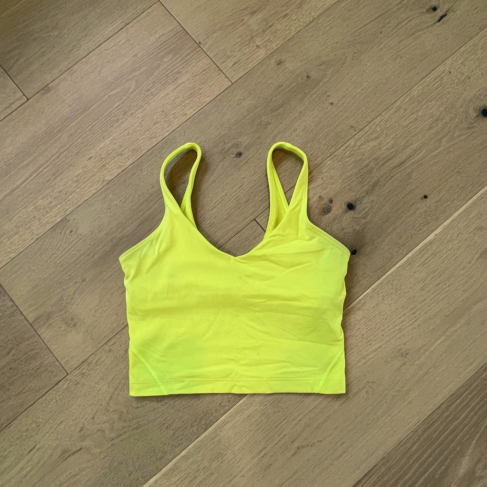 LULULEMON Align Tank Top - Electric Lemon